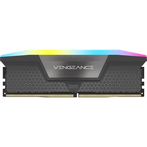 CORSAIR 16GB VENGEANCE RGB DDR5 6000 MT/s UDIMM Memory Module (Gray)