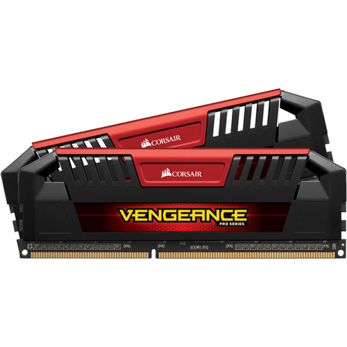 CORSAIR 16GB Vengeance Pro Series DDR3L 2133 MHz UDIMM Memory Kit (2 x 8GB, Red)
