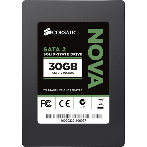 CORSAIR Nova Series 2 SATA II 30GB 2.5" Solid State Hard Drive
