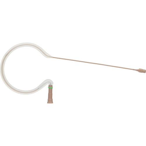 Countryman E6i Omnidirectional Earset Mic, Standard Gain with Detachable 2mm Cable and 3.5mm Connector for Comtek Wireless Transmitters (Tan)