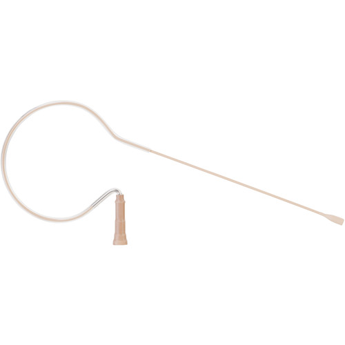 Countryman E6 Omnidirectional Earset Mic, Medium Gain with Detachable 1mm Cable and 3.5mm Locking Connector for Olympus, Roland, Sony, Tascam, Yamaha, or Zoom Portable Recorders (Light Beige)