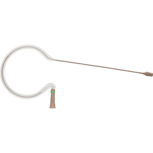 Countryman E6X Directional Earset Mic, Medium Gain with Detachable 2mm Cable and TA4F Connector for CAD Audio Wireless Transmitters (Light Beige)