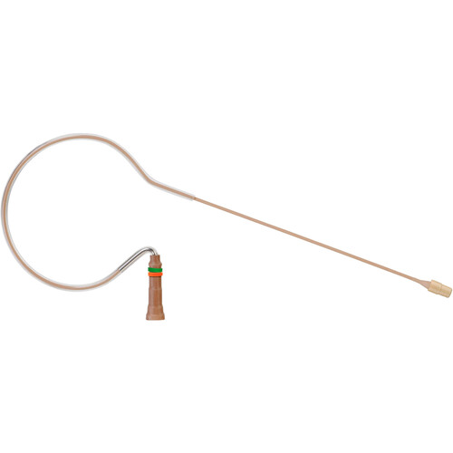 Countryman E6X Omnidirectional Earset Mic, Standard Gain with Detachable 2mm Cable and TA3F Connector for Audix Wireless Transmitters (Tan)