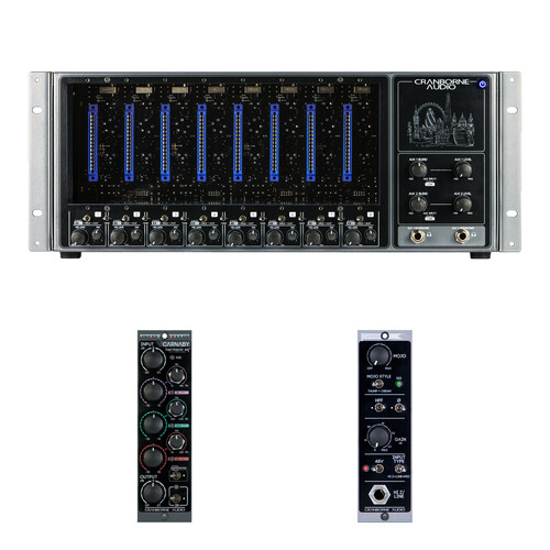 Cranborne Audio 500ADAT 8-Slot 500 Series Rack & ADAT Expander Kit with Carnaby 500 EQ & Camden 500 Preamp/Mojo Modules