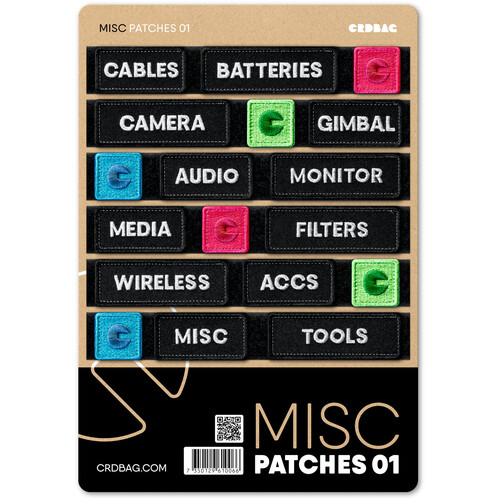 CRDBAG Misc 01 Embroidery Patches (English)