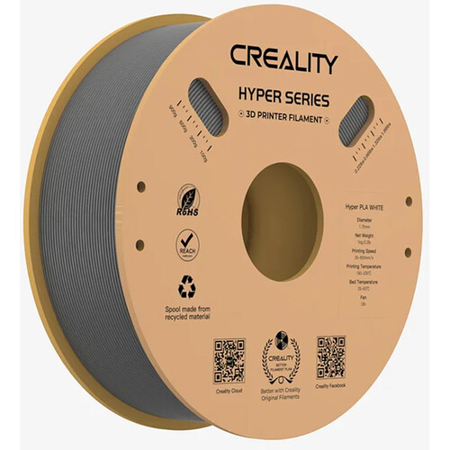 Creality Hyper Series PLA 3D Printing Filament (1kg, Gray)