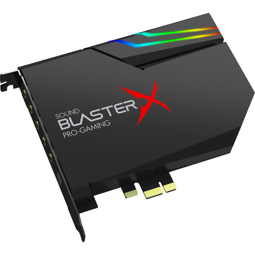 Creative Labs Sound BlasterX AE-5 Sound Card and DAC with RGB Aurora Lighting