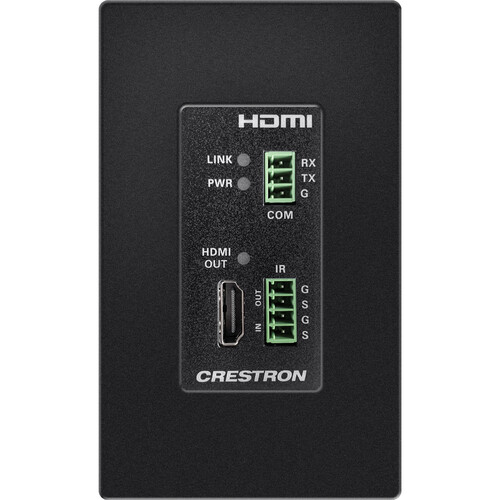 Crestron DM Essentials 4K60 Wall Plate Receiver for Signal Extension
