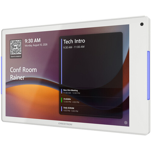 Crestron TSS-880-W 8.1" WXGA Room Scheduling Touchscreen Monitor (White)