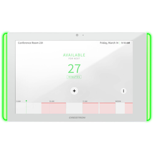 Crestron Room Availability Light Bar for TSS-10, TSW-1060, and TSW-1060-NC Touchscreens (White)