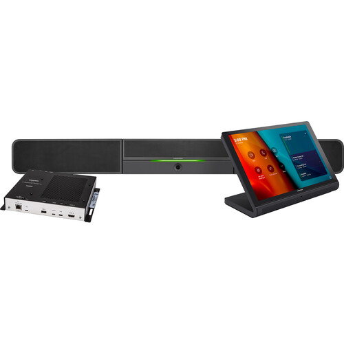 Crestron Flex Advanced Small Room Conference System with Video Soundbar for Teams Rooms (TAA Compliant)