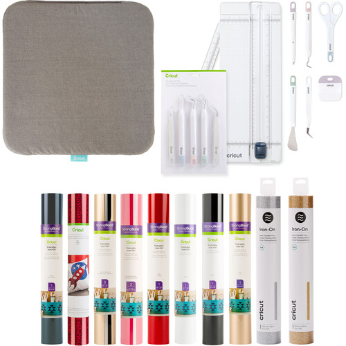 Cricut EasyPress Essentials Bundle Box (Multi-Color)