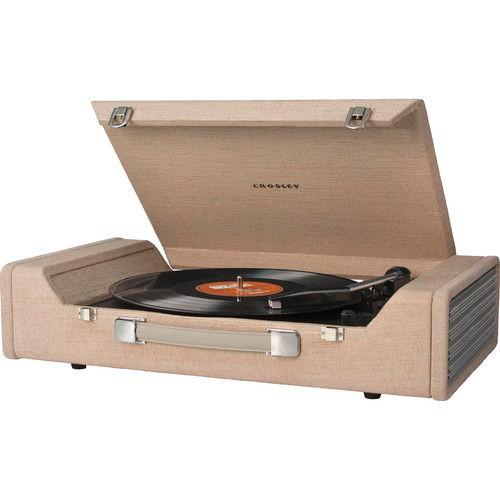 Crosley Radio Nomad Portable Turntable with USB and Recording Software (Brown)