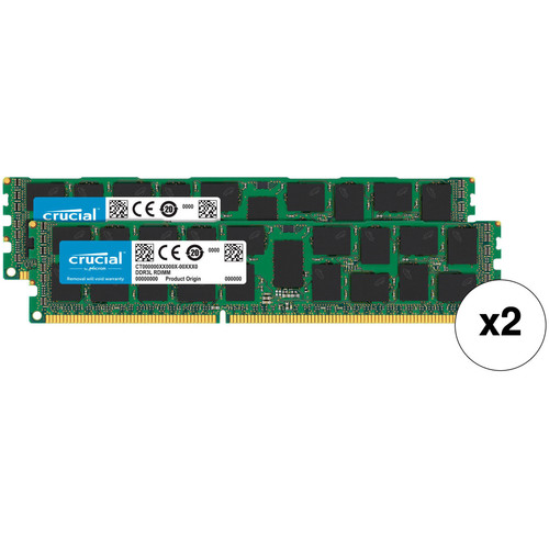Crucial 64GB (4 x 16GB) DDR3 240-Pin RDIMM 1866 MHz Memory Kit for Mac