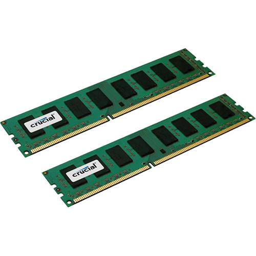 Crucial 8GB (2x4GB) 240-Pin DIMM DDR3 PC3-8500 Memory Modules