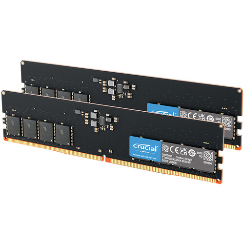 Crucial 32GB Desktop DDR5 5200 MHz UDIMM Memory Kit (2 x 16GB)