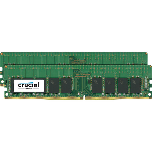 Crucial 32GB DDR4 2400 MHz UDIMM Memory Kit (2 x 16GB)
