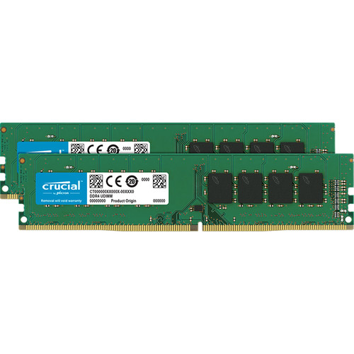 Crucial 8GB DDR4 2666 MHz 288-Pin SR x16 UDIMM Memory Module Kit (2 x 4GB)