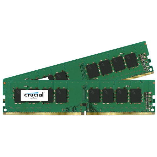 Crucial 16GB DDR4 2133 MHz UDIMM Memory Kit (2 x 8GB)