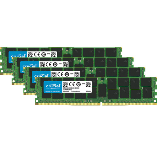 Crucial 64GB DDR4-2666 RDIMM Memory Kit (4 x 16)
