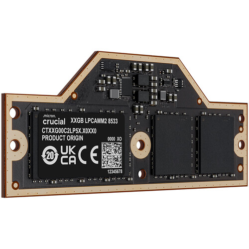 Crucial 64GB LPDDR5 8533 MHz LPCAMM2 Memory Module CT64G85C2LP5X