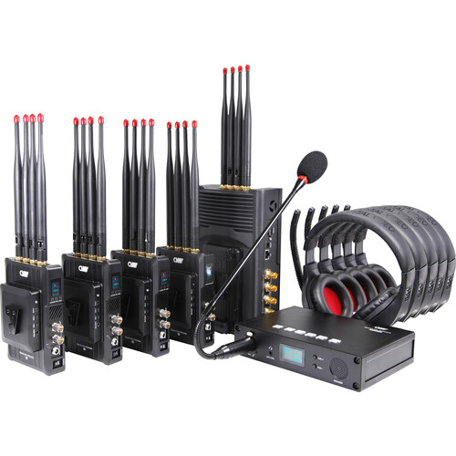 Crystal Video Technology BeamLink Ultimate 4-Channel Full HD Video Transmission System with Intercom Receiver