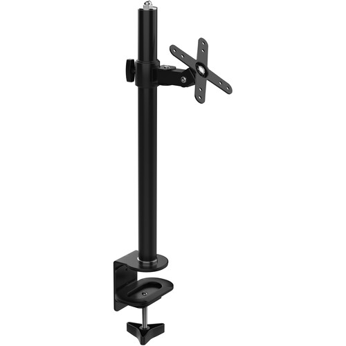 CTA Digital Pole Clamp with Adjusting & Articulating VESA Mounts (Black)
