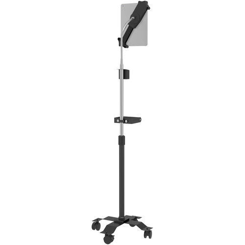 CTA Digital Compact Gooseneck Floor Stand with Handle for 7-13" Tablets