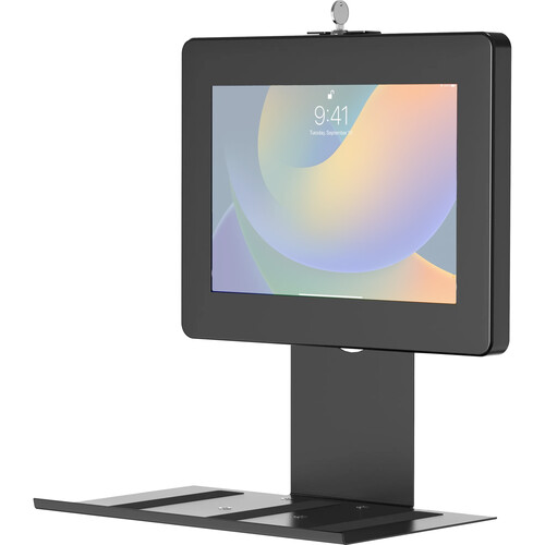 CTA Digital Security Enclosure Wall Mount with Keyboard Tray for 7 to 11" Tablets (Black)