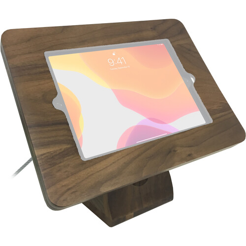 CTA Digital Wooden Security Kiosk Stand for iPad 10.2" 7th/8th Gen