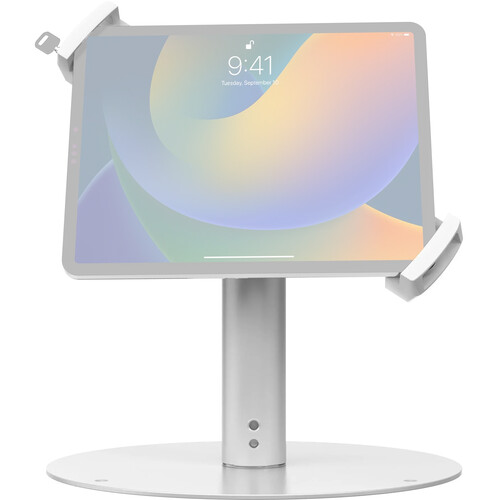 CTA Digital Universal Security Grip Kiosk Stand for 7.9- 12.5" Tablets (White)