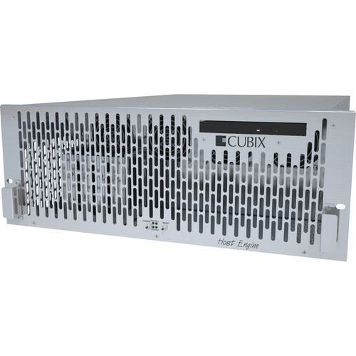 Cubix RPS Linux4U HostEngine 4U Computer System with Redundant Power Supplies for DaVinci Resolve 11 Software