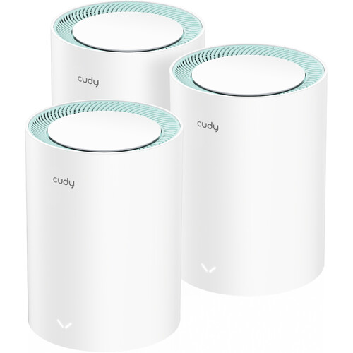 Cudy M1300 AC1200 Wireless Dual-Band Gigabit 3-Piece Mesh Wi-Fi System