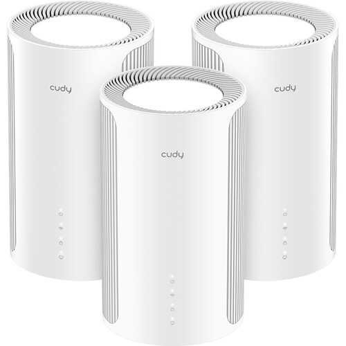 Cudy M6500 BE6500 Wireless Dual-Band Multi-Gig 3-Piece Mesh Wi-Fi System