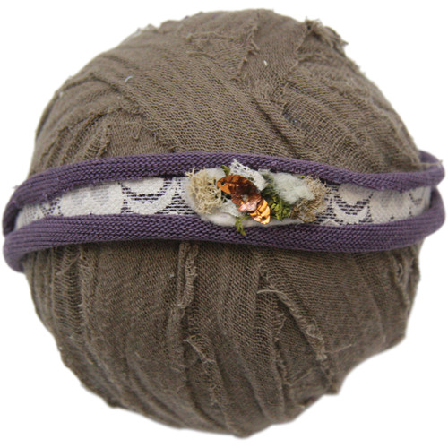 Custom Photo Props Kristina Lace and Jersey Baby Headband