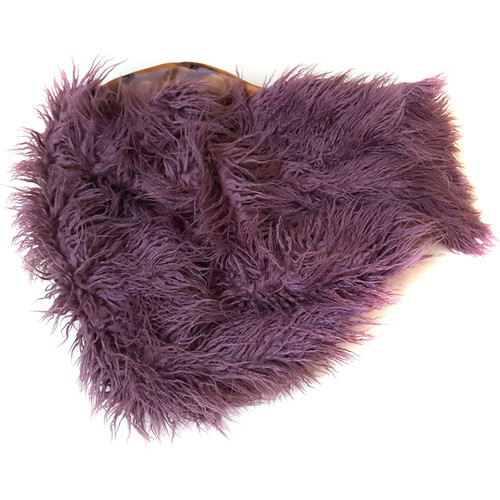 Custom Photo Props Faux Flokati Fur Newborn Photo Prop (Sweet Dreams, 36 x 62")