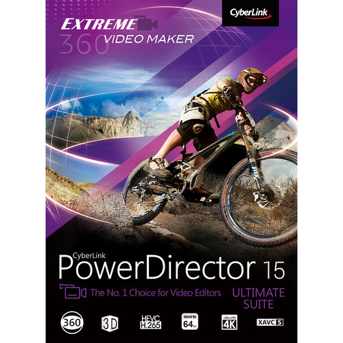 コンピュータ・IT CyberLink PowerDirector 15 Ultimate CyberLink PowerDirector 15 Ultimate (Download) PDR-0F00-IWM0-00