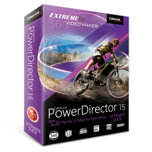 コンピュータ・IT CyberLink PowerDirector 15 Ultimate CyberLink PowerDirector 15 Ultimate Suite (DVD) PUS-EF00-RPM0-00