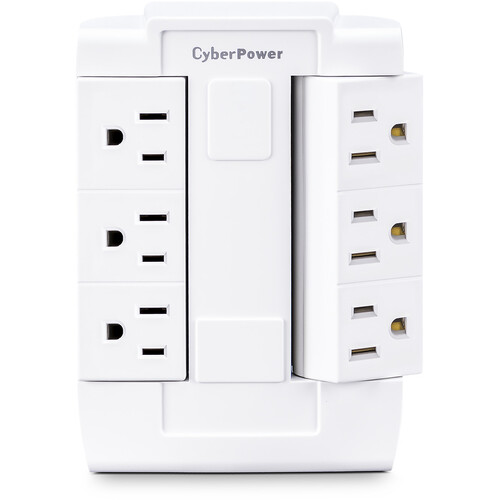 CyberPower GT600P Swivel Wall Tap (White)