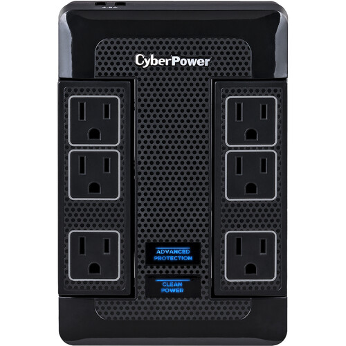 CyberPower HT600WSU2A 6-Outlet Home Theater Surge Protector