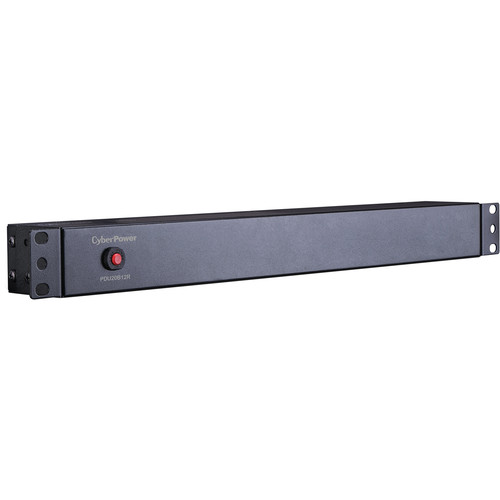CyberPower PDU (20A)16A / 100-125 / 50/60Hz / Nema 5-20P Plug, 12-Out(Rear)/ 5-20R, Rackmount 1U,15' Cord