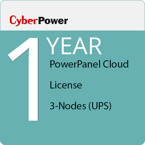 CyberPower PowerPanel Cloud License Level 1 (3 Nodes, 1 Year)
