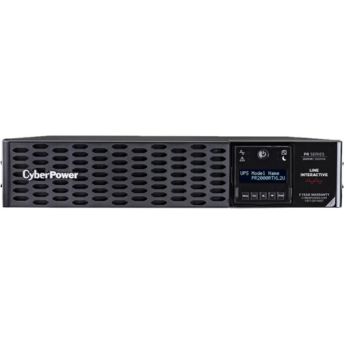 CyberPower PR2000RTXL2UTAA Smart App Sinewave Rack/Tower Convertible UPS (TAA Compliant)
