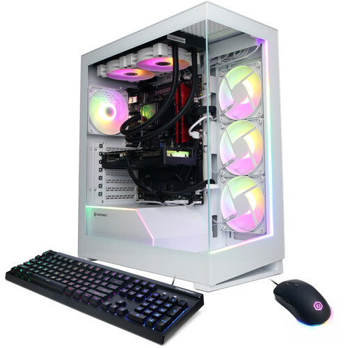 CyberPowerPC Gamer Supreme Liquid Cool SLCAI7000CPG Desktop Computer (White)