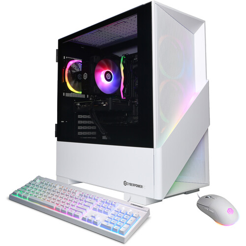 CyberPowerPC Gamer Master Desktop Computer (White)