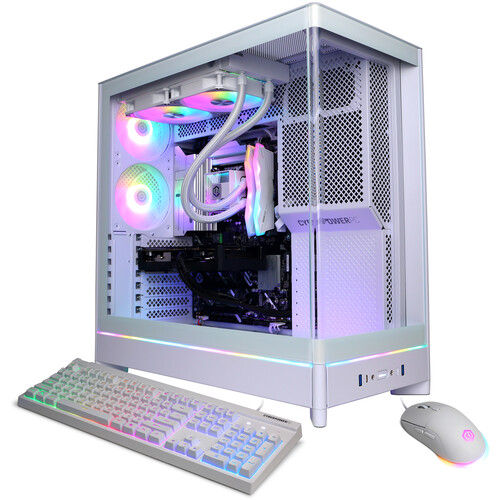 CyberPowerPC Gamer Supreme Liquid Cool Desktop Computer (White)