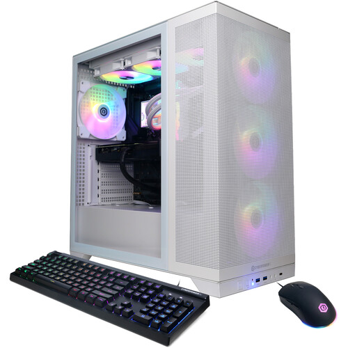 CyberPowerPC Gamer Supreme Liquid Cool Desktop Computer (White)