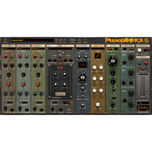 D16 Group PunchBOX 2 Bass Drum Synthesizer Plug-In