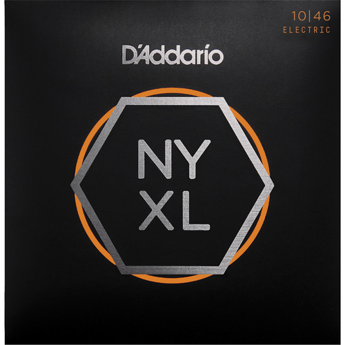 D'Addario NYXL1046 Regular Light NYXL Nickel Wound Electric Guitar Strings (6-String Set, 10 - 46)