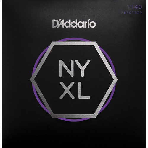 D'Addario NYXL1149 Medium NYXL Nickel Wound Electric Guitar Strings (6-String Set, 11 - 49)